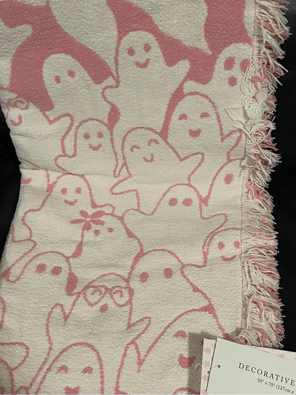 Halloween Cupcakes and Cashmere Where is the Ghost Chenille Throw